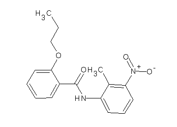 N-(2-methyl-3-nitrophenyl)-2-propoxybenzamide