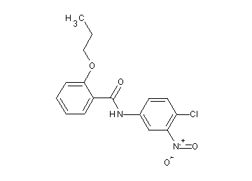 N-(4-chloro-3-nitrophenyl)-2-propoxybenzamide