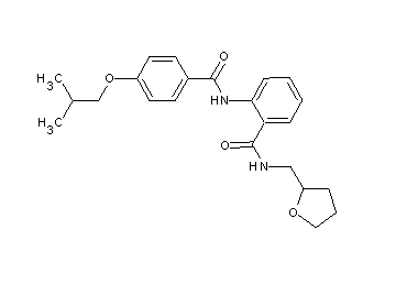 2-[(4-isobutoxybenzoyl)amino]-N-(tetrahydro-2-furanylmethyl)benzamide