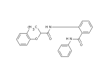 2-{[2-(2-chlorophenoxy)propanoyl]amino}-N-phenylbenzamide