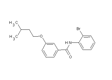 N-(2-bromophenyl)-3-(3-methylbutoxy)benzamide