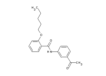N-(3-acetylphenyl)-2-(pentyloxy)benzamide