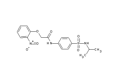 N-{4-[(isopropylamino)sulfonyl]phenyl}-2-(2-nitrophenoxy)acetamide
