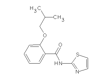2-isobutoxy-N-1,3-thiazol-2-ylbenzamide