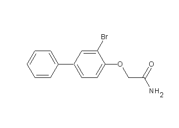 2-[(3-bromo-4-biphenylyl)oxy]acetamide