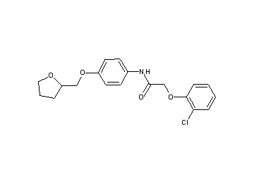 2-(2-chlorophenoxy)-N-[4-(tetrahydro-2-furanylmethoxy)phenyl]acetamide