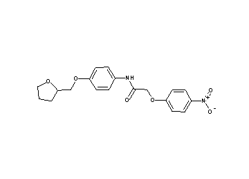 2-(4-nitrophenoxy)-N-[4-(tetrahydro-2-furanylmethoxy)phenyl]acetamide