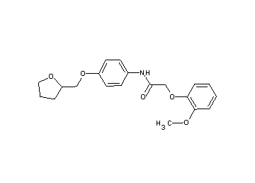 2-(2-methoxyphenoxy)-N-[4-(tetrahydro-2-furanylmethoxy)phenyl]acetamide