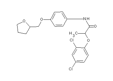 2-(2,4-dichlorophenoxy)-N-[4-(tetrahydro-2-furanylmethoxy)phenyl]propanamide