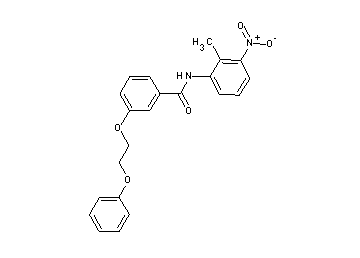 N-(2-methyl-3-nitrophenyl)-3-(2-phenoxyethoxy)benzamide