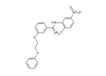 N-(2-methyl-5-nitrophenyl)-3-(2-phenoxyethoxy)benzamide