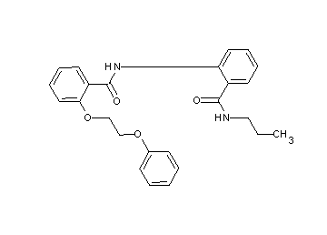 2-(2-phenoxyethoxy)-N-{2-[(propylamino)carbonyl]phenyl}benzamide - Click Image to Close