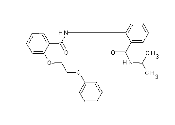 N-{2-[(isopropylamino)carbonyl]phenyl}-2-(2-phenoxyethoxy)benzamide