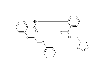 N-(2-{[(2-furylmethyl)amino]carbonyl}phenyl)-2-(2-phenoxyethoxy)benzamide
