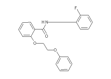 N-(2-fluorophenyl)-2-(2-phenoxyethoxy)benzamide