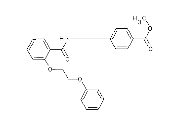 methyl 4-{[2-(2-phenoxyethoxy)benzoyl]amino}benzoate