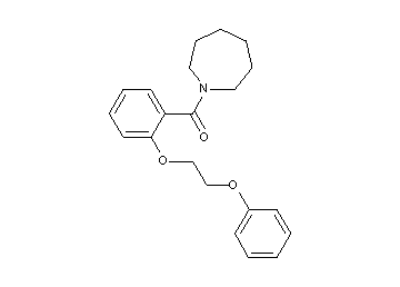 1-[2-(2-phenoxyethoxy)benzoyl]azepane