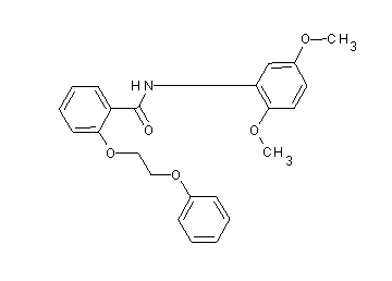 N-(2,5-dimethoxyphenyl)-2-(2-phenoxyethoxy)benzamide
