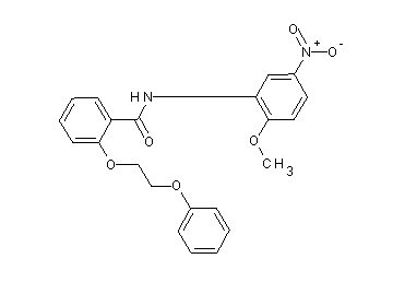 N-(2-methoxy-5-nitrophenyl)-2-(2-phenoxyethoxy)benzamide