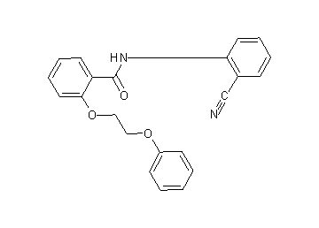 N-(2-cyanophenyl)-2-(2-phenoxyethoxy)benzamide