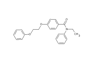 N-ethyl-4-(2-phenoxyethoxy)-N-phenylbenzamide