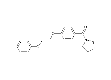 1-[4-(2-phenoxyethoxy)benzoyl]pyrrolidine