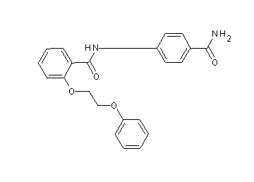 N-[4-(aminocarbonyl)phenyl]-2-(2-phenoxyethoxy)benzamide