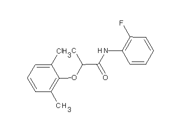 2-(2,6-dimethylphenoxy)-N-(2-fluorophenyl)propanamide