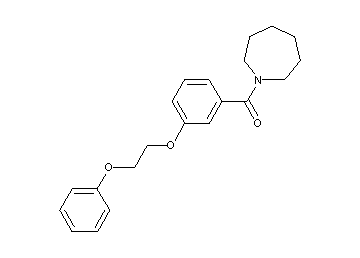 1-[3-(2-phenoxyethoxy)benzoyl]azepane