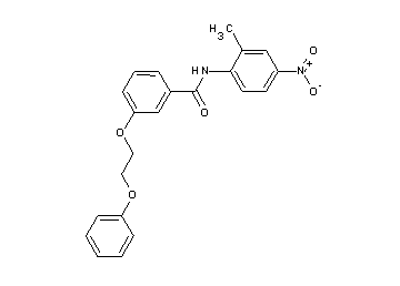 N-(2-methyl-4-nitrophenyl)-3-(2-phenoxyethoxy)benzamide