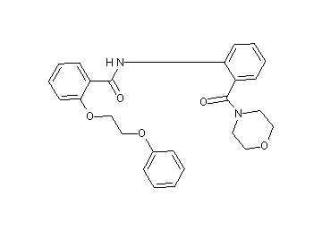 N-[2-(4-morpholinylcarbonyl)phenyl]-2-(2-phenoxyethoxy)benzamide