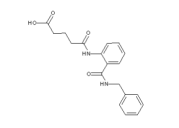 5-({2-[(benzylamino)carbonyl]phenyl}amino)-5-oxopentanoic acid
