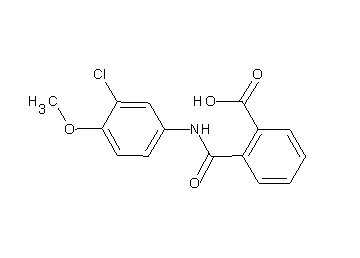2-{[(3-chloro-4-methoxyphenyl)amino]carbonyl}benzoic acid