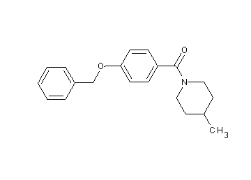 1-[4-(benzyloxy)benzoyl]-4-methylpiperidine