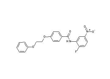 N-(2-fluoro-5-nitrophenyl)-4-(2-phenoxyethoxy)benzamide