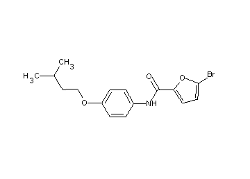 5-bromo-N-[4-(3-methylbutoxy)phenyl]-2-furamide
