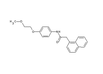 N-[4-(2-methoxyethoxy)phenyl]-2-(1-naphthyl)acetamide