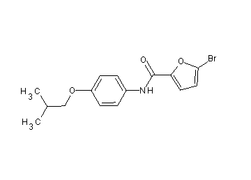 5-bromo-N-(4-isobutoxyphenyl)-2-furamide