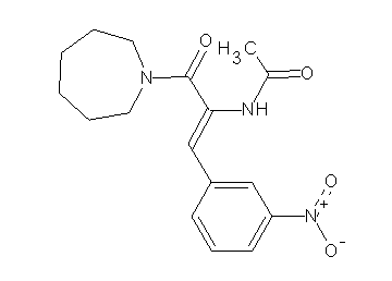 N-[1-(1-azepanylcarbonyl)-2-(3-nitrophenyl)vinyl]acetamide