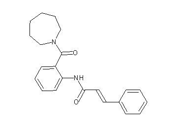 N-[2-(1-azepanylcarbonyl)phenyl]-3-phenylacrylamide