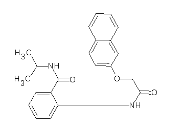 N-isopropyl-2-{[(2-naphthyloxy)acetyl]amino}benzamide