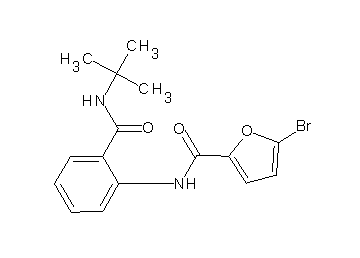 5-bromo-N-{2-[(tert-butylamino)carbonyl]phenyl}-2-furamide