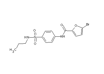 5-bromo-N-{4-[(propylamino)sulfonyl]phenyl}-2-furamide