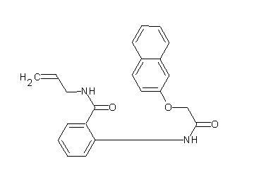 N-allyl-2-{[(2-naphthyloxy)acetyl]amino}benzamide