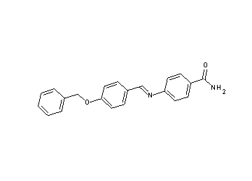 4-{[4-(benzyloxy)benzylidene]amino}benzamide