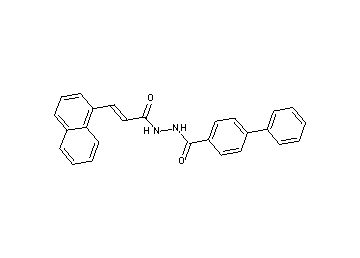 N'-[3-(1-naphthyl)acryloyl]-4-biphenylcarbohydrazide