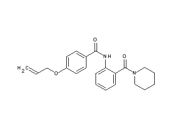 4-(allyloxy)-N-[2-(1-piperidinylcarbonyl)phenyl]benzamide