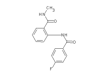 2-[(4-fluorobenzoyl)amino]-N-methylbenzamide