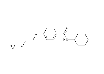 N-cyclohexyl-4-(2-methoxyethoxy)benzamide