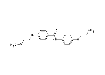 4-(2-methoxyethoxy)-N-(4-propoxyphenyl)benzamide